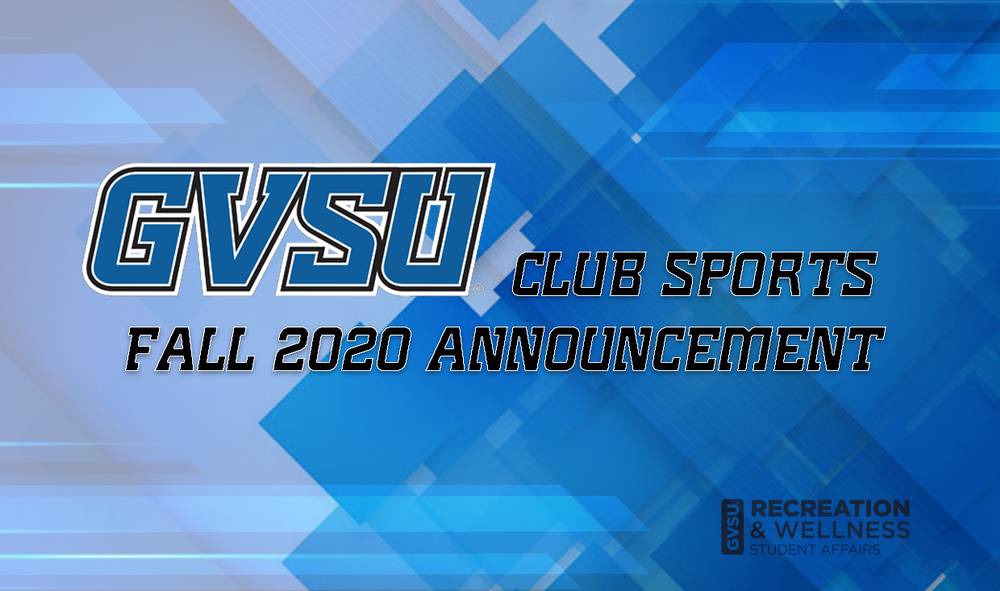Club Sports Fall 2020 Update